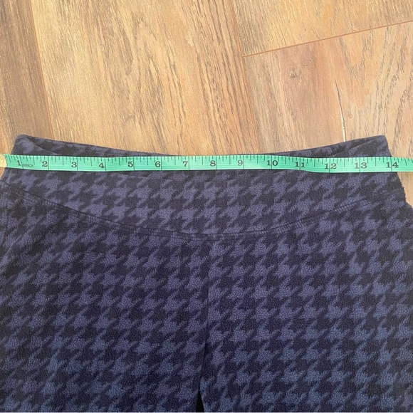 Columbia Blue Houndstooth Fleece Leggings - Picture 9 of 16